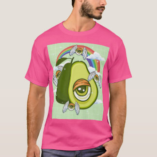 Weirdcore Aesthetic Kawaii Avocado Öga Winged Eyeb T Shirt
