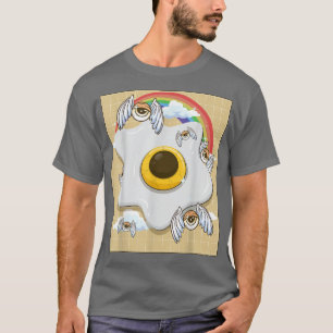 Weirdcore Aesthetic Kawaii Egg Öga Winged Eyebulle T Shirt
