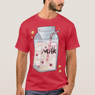 Weirdcore Aesthetic Öga Japp Mjölk Carton Eyeb T Shirt