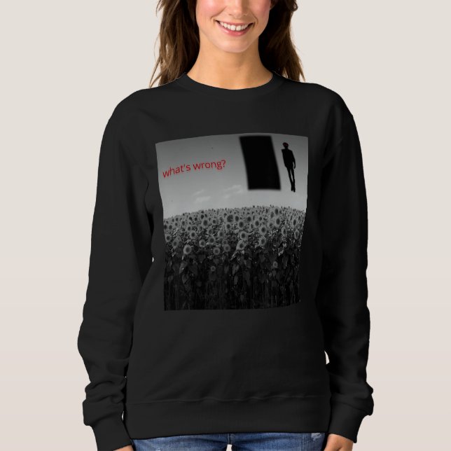 Weirdcore Aesthetic Strangecore Creepy Shadow Drea T Shirt (Framsida)