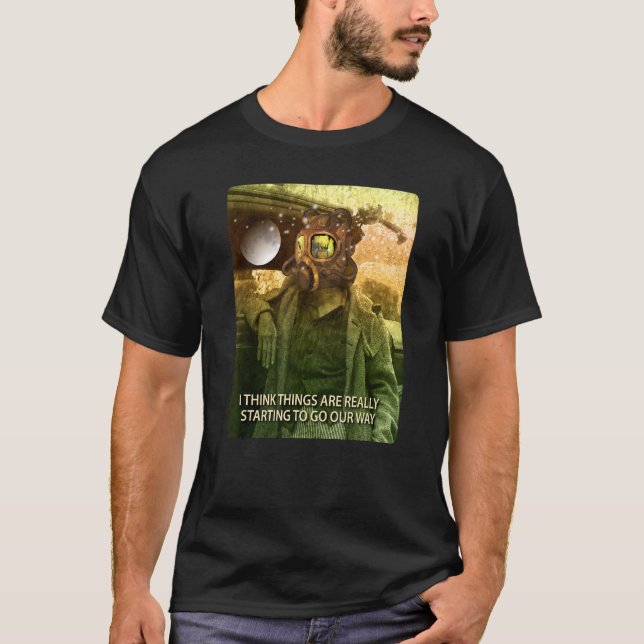Weirdcore Aesthetic to Go our way Strangecore Desi T Shirt (Framsida)