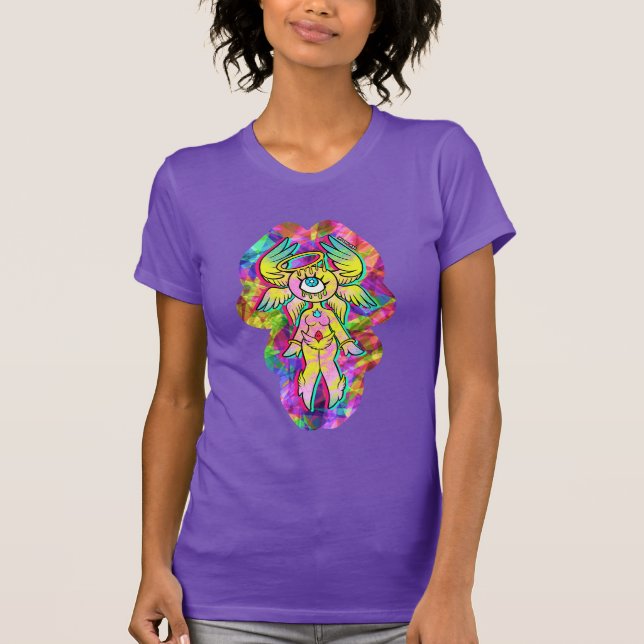 Weirdcore Angel Archangel Cherubim T Shirt (Framsida)