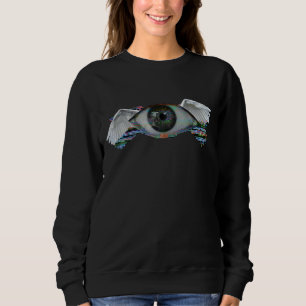 Weirdcore Glitch Angel Öga Dreamcore Aesthetic T Shirt