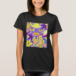 Weirdcore Kidcore Estetisk Trippy Ögon 90s T Shirt