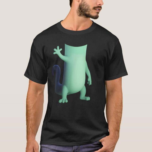 Weirdcore Lizard Lizard Lizard Meme Animal Lizard T Shirt (Framsida)