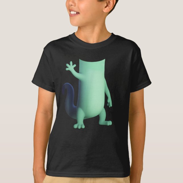 Weirdcore Lizard Lizard Lizard Meme Animal Lizard T Shirt (Framsida)