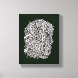 Weirdhead av Brian Benson Canvastryck