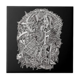 Weirdhead, av Brian Benson Kakelplatta