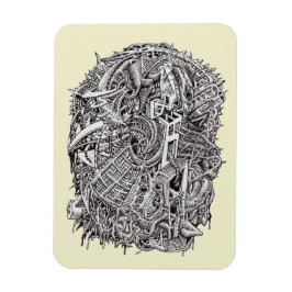 Weirdhead av Brian Benson Magnet