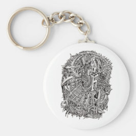 Weirdhead av Brian Benson Nyckelring