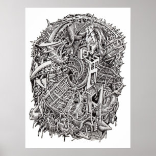 Weirdhead, av Brian Benson, poster