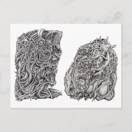Weirdheads Vykort
