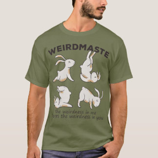 Weirdmaste Definition Bunny Rabbits Funny Yoga T Shirt