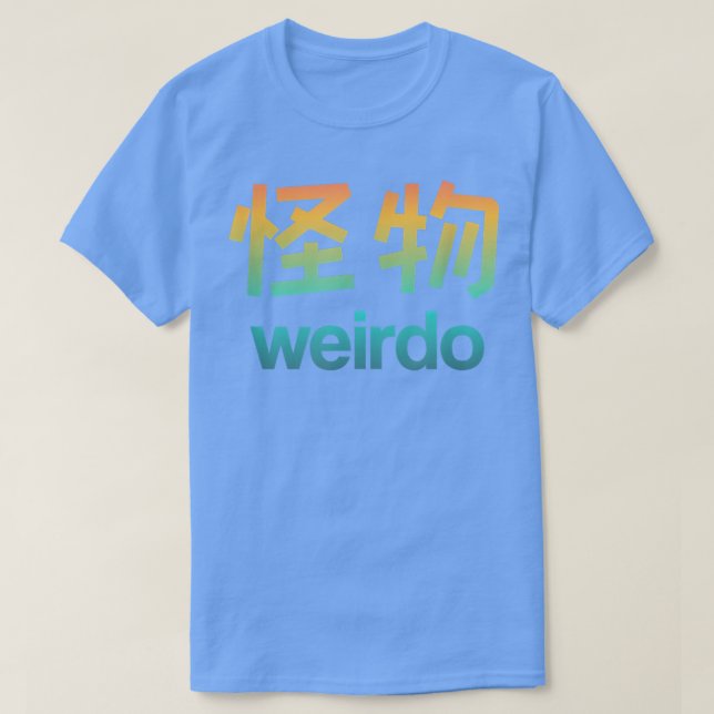 Weirdo in Kanji (Japanska Brev) T-Shirt Copy Co (Design framsida)