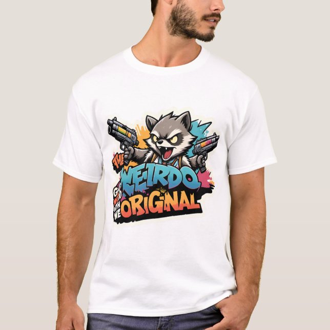 Weirdo Premium-kvalitet T Shirt (Framsida)