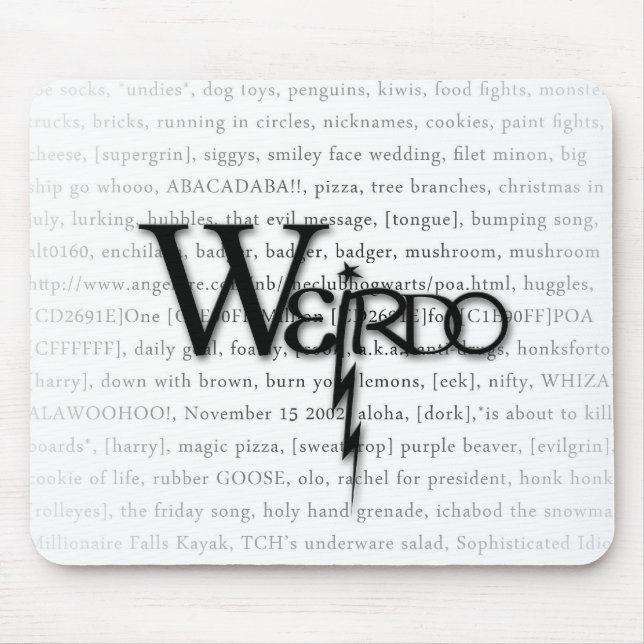 weirdomousepad musmatta (Framsidan)