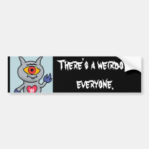 Weirdozoid - det finns en weirdo i alla bildekal
