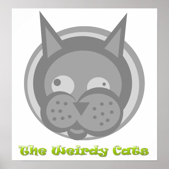 Weirdy Cats Poster (Framsidan)