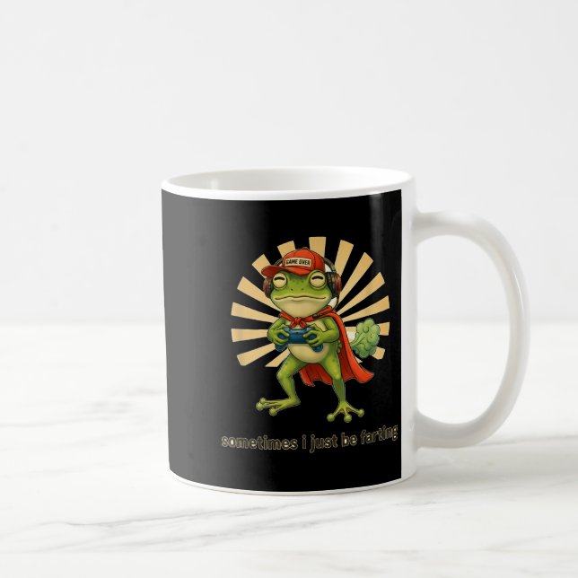 Weirscore Gaming Ibland bara furtar jag groda Kaffemugg (Höger)