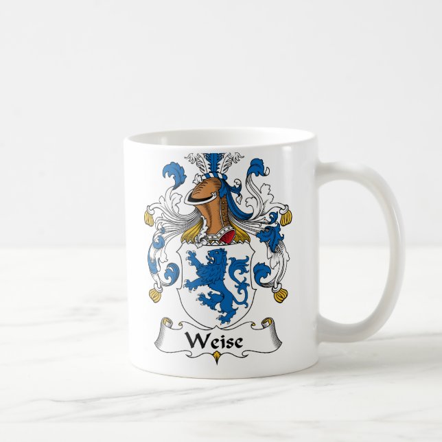 Weise familjvapensköld kaffemugg (Höger)