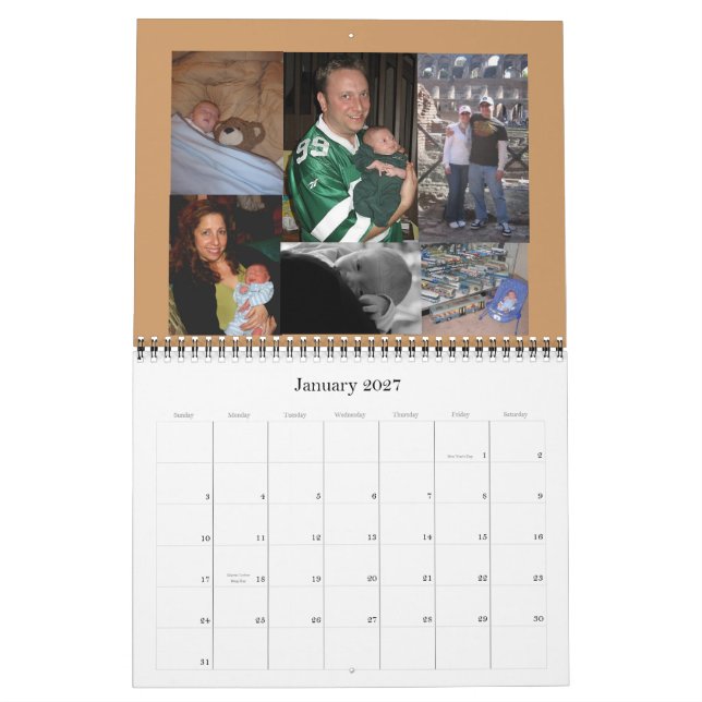 Weiss familj 2010 kalender (Jan 2027)