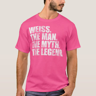 Weiss Family namn Weiss, efternamn Weiss Surna T Shirt