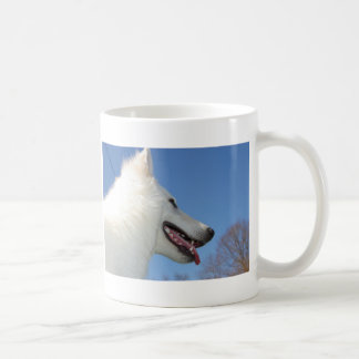 Weißen Schweizer Schäferhunde Kaffemugg