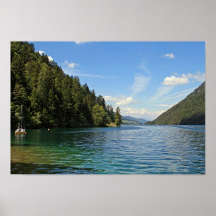 Weissensee, Österrike Poster