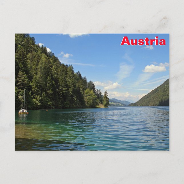 Weissensee, Österrike Vykort (Framsida)