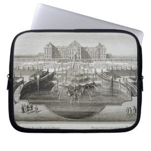 Weissenstein beskådar in mot slottet från puben laptop sleeve