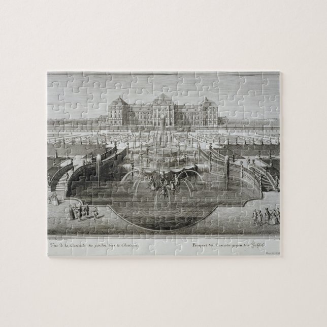 Weissenstein beskådar in mot slottet från puben pussel (Horisontell)