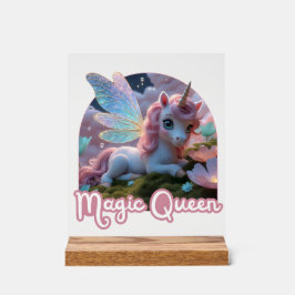 Weißes Einhorn mit Flügeln - Magic Queen