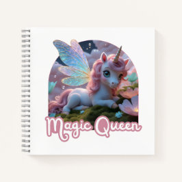 Weißes Einhorn mit Flügeln - Magic Queen