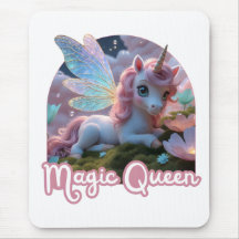Weißes Einhorn mit Flügeln - Magic Queen
