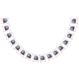 Weißes Einhorn mit Flügeln - Magic Queen Vimplar