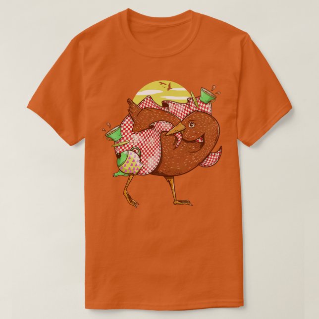Weka på picknic t shirt (Design framsida)