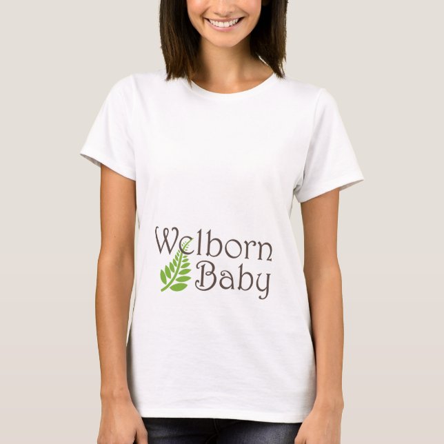 Welborn Baby Moderskap T-Shirt (Framsida)