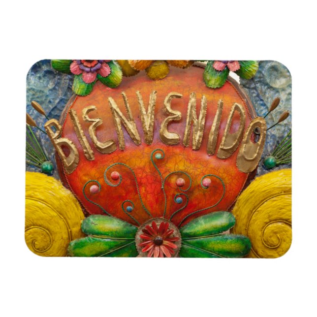 Welcom-inloggning på spanska, Mexiko Magnet (Horisontell)