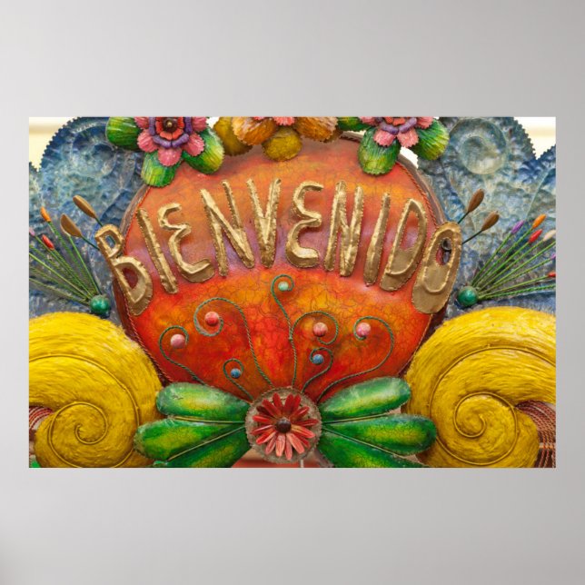 Welcom-inloggning på spanska, Mexiko Poster (Framsidan)