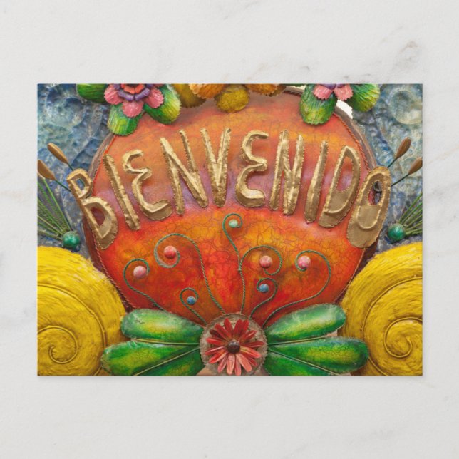 Welcom-inloggning på spanska, Mexiko Vykort (Framsida)