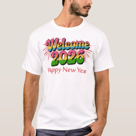 Welcome 2026 Happy New Year T Shirt