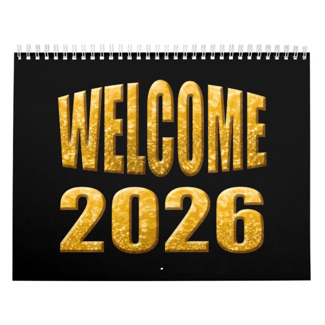 welcome 2026 kalender (Omslag)