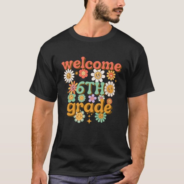 welcome 6th grade, first day of school, welcome t shirt (Framsida)