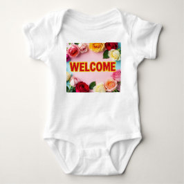Welcome and thank you on t shirt