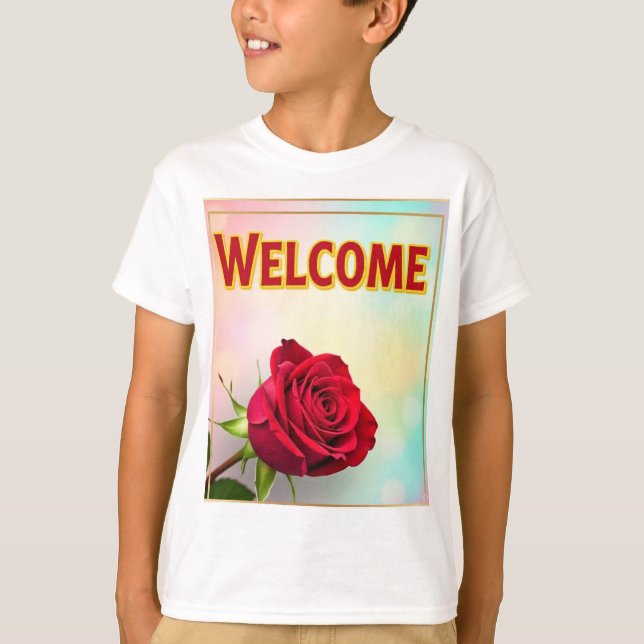 Welcome and thank you on T SHIRTS  (Framsida)