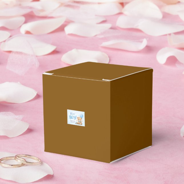 Welcome Baby Boy – A Bundle of Joy Favor Box Presentaskar (Bröllop)