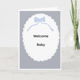 Welcome baby card kort