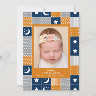 WELCOME BABY | Måne & Stars födelsedag Meddelande