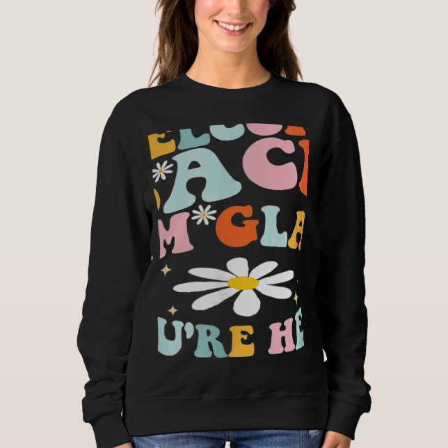 Welcome Back I'm Glad You're Here Teacher Tee (Framsida)