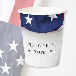 Welcome Back Military Hero USA Flag Party